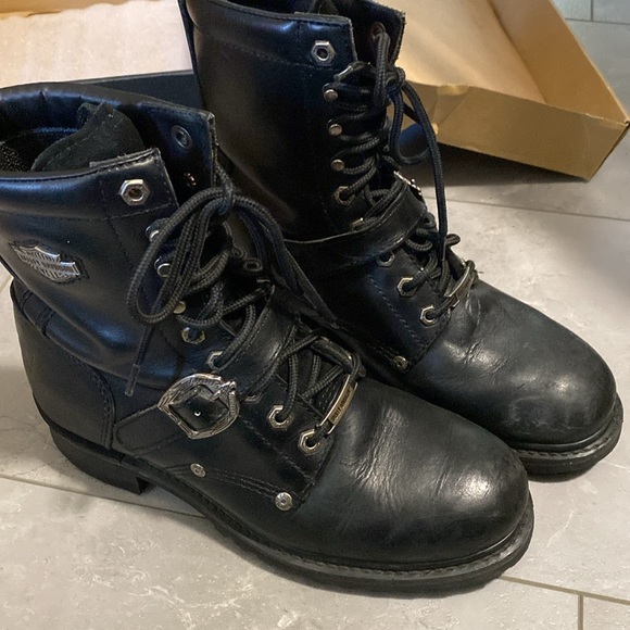 Mens Harley Davidson faded glory boots main image 5